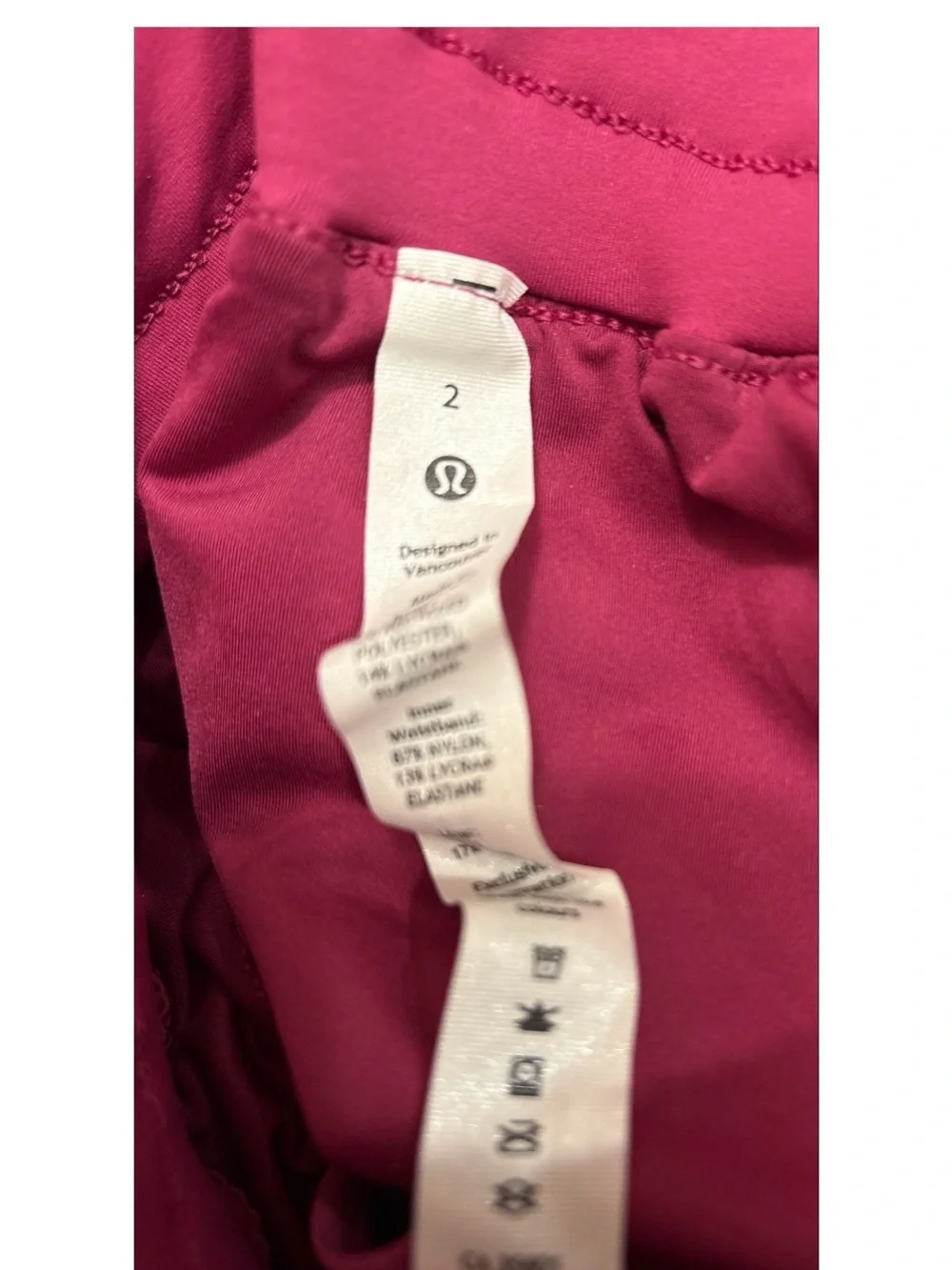 lululemon athletica Magenta Leopard-Print Running Shorts size 2
